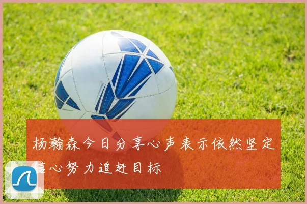杨瀚森今日分享心声表示依然坚定信心努力追赶目标