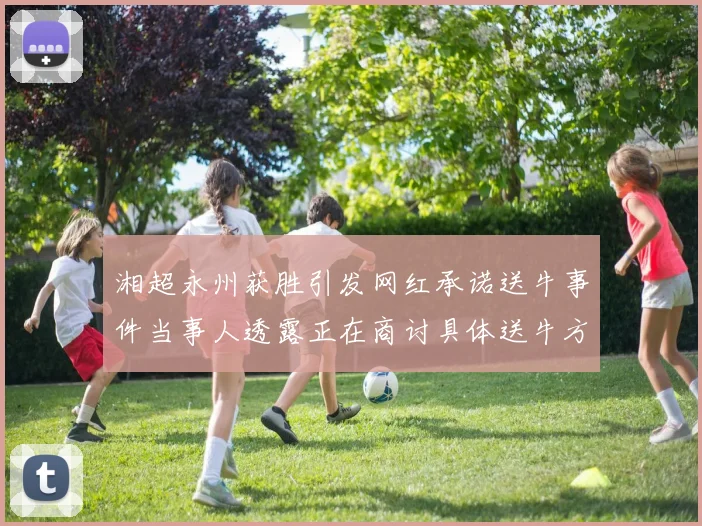 湘超永州获胜引发网红承诺送牛事件当事人透露正在商讨具体送牛方案