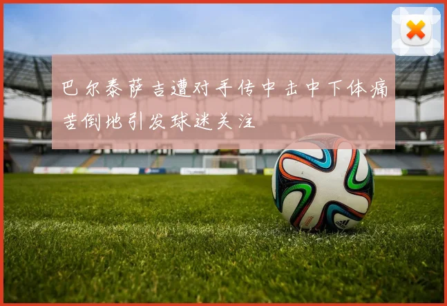 巴尔泰萨吉遭对手传中击中下体痛苦倒地引发球迷关注
